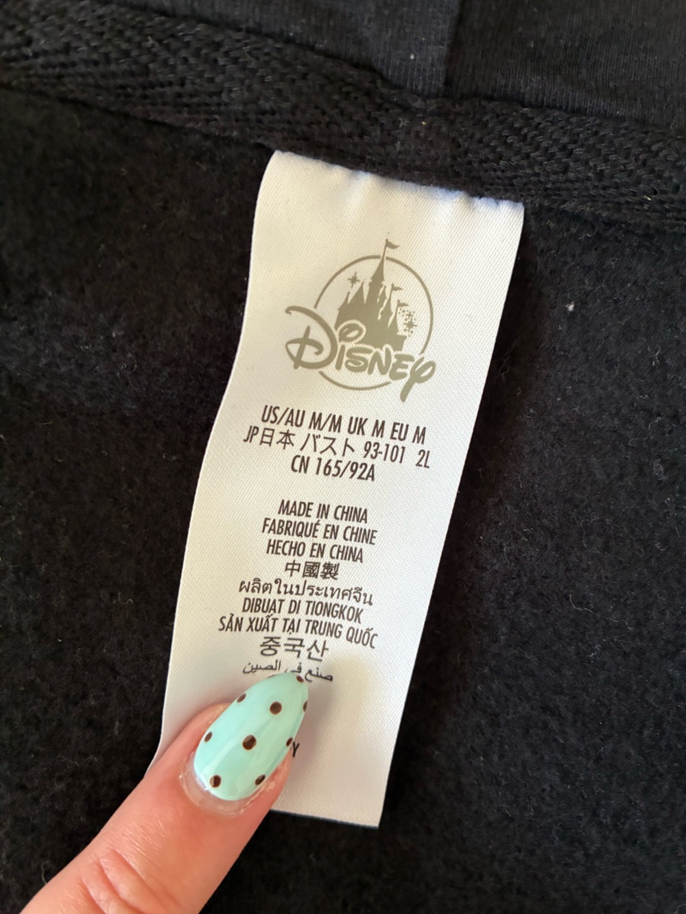 Disney Parks Walt Disney World Minnie Bedazzled Black Zip Up Hoodie 🖤
Medium - Picture 5 of 5